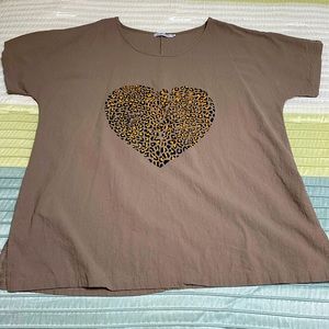 MISSLOOK top. Size XL